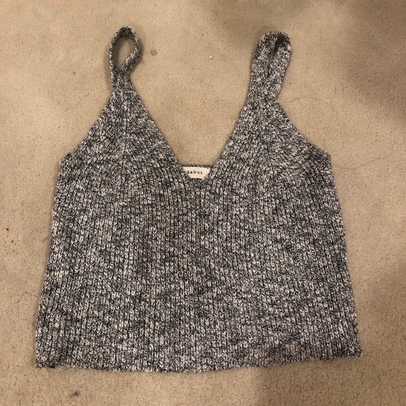 debut Tops - Knitted crop top debut Tops - Knitted crop top